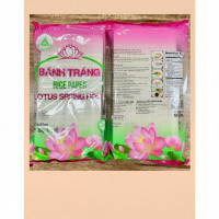ราคา ใบเมี่ยงญวน แป้งสลัดโรล แผ่นแป้งเวียดนาม ตราดอกบัว ขนาด 11x22 cm 500 g (52050635442)