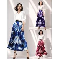 ราคา Sunray pleatsกระโปรงอัดพลีท จีบใหญ่ (57806930930)
