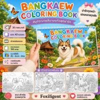 ราคา สมุดระบายสีสุนัขพันธุ์ไทยบางแก้ว 30 ภาพ 1 ภาพต่อ 1 หน้า เลือกขนาด A5/A4 กระดาษหนา 150 แกรม เข้าเล่มสันขดลวด (54266845344)