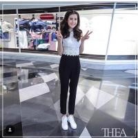ราคา งานป้าย Natnicha จั้มสูทขายาว แต่งลูกไม้ (8312530218)