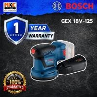ราคา BOSCH เครื่องขัดกระดาษทรายกลมไร้สาย 18V GEX18V-125 หน้าขัด 5 นิ้ว (125มม.) มอเตอร์ Brushless (เฉพาะเครื่อง) (52763911882)