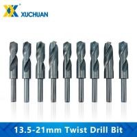 ราคา Reduced Shank Twist Drill Bit 13.5-21mm Nitride Coating HSS Drill Bit Hole Cutter For Wood/Metal Drilling Bit Gun Drill (49552770612)
