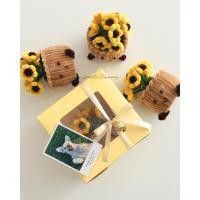 ราคา ( พร้อมส่ง ) Little Sunflower & Daisy : กระถางทานตะวัน กระถางเดซี่ ลวดกำมะหยี่ พร้อมกล่องของขวัญ ฝากเขียนข้อความได้ค่ะ (55461524142)