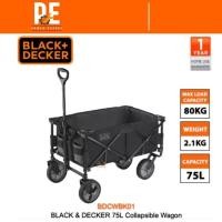 ราคา BLACK & DECKER H/DUTY OUTDOOR TROLLEY COLLAPSIBLE FOLDABLE WAGON CAMPING WAGON SHOPPING TROLLEY CART (53466336511)