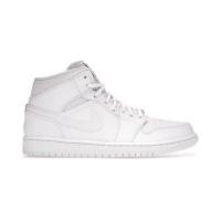ราคา 《พร้อมส่ง》 Jordan 1 Retro Mid TRIPLE WHITE ⚪️ (23400263487)