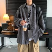 ราคา พร้อมส่งเสื้อเชิ้ตลูกฟูก OveRsize สไตล์เกาหลี ( 8013 ) (18548439797)