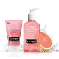 ราคา Neutrogena Oil-Free Acne Wash Pink Grapefruit Foaming Scrub/ Visibly Clear Pink Grapefruit Daily Scrub (752130626)