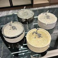 ราคา ที่เขี่ยบุหรี่ High-End บรรยากาศ High-End ที่เขี่ยบุหรี่ห้องนั่งเล่นในครัวเรือนเซรามิคพร้อมฝาปิด Anti-Fly (57316756573)
