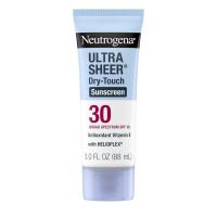 ราคา Neutrogena Ultra Sheer Dry-Touch Sunscreen SPF 30 for Face & Body, Lightweight Non Greasy Broad Spectrum UVA/UVB Protection, No White Cast, Water Resistance (80 Min) Travel Sunscree (53414539922)