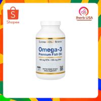 ราคา California Gold Nutrition, Omega-3, Premium Fish Oil, 240 Fish Gelatin Softgels (48113611692)
