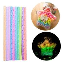 ราคา Vik กระดาษดาวพับหัตถกรรมกระดาษพับสองด้านเรืองแสงลายดาวเรืองแสงแถบดาวแผ่น DIY Handmade Handcraft (56367507298)