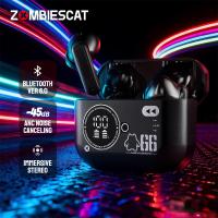 ราคา ZOMBIESCAT B20 หูฟังแบบไดนามิกที่มีประสิทธิภาพหูฟังเบสทันทีเสียงรบกวน Cancelling ชุดหูฟังตามหลักสรีระศาสตร์ Comfort Fit หูฟังบลูทูธ 6.0 เสียงรอบทิศทางเชิงพื้นที่ 35H (53063312495)