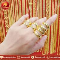ราคา แหวนทองคำแท้ 1สลึง น้ำหนัก3.8กรัม ลายเกลี้ยงโปร่ง ทองคำแท้96.5% มีใบรับประกันสินค้า พร้อมส่ง (23155909491)