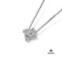 ราคา Jubilee Diamond จี้เพชรพร้อมสร้อยคอ GENTLE TWIST FLOWER PENDANT WITH CHAIN (42780717753)
