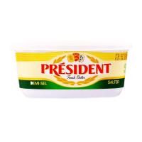ราคา เพรสซิเด้นท์เนยเค็มแบบถ้วย 250กรัม President Salt Butter Cup 250g. (48917581782)