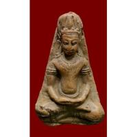 ราคา พระเทริดขนนกกรุวัดพระศรีเนื้อดินพิมพ์สมาธิ (14393422651)