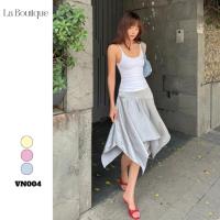 ราคา กระโปรงผ้าไหม Midi, So Le La Boutique Hybrid Silk Midi Skirt VN004 (45710796021)