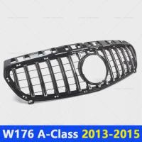 ราคา for W176 A-Class Mercedes Benz A180 A200 A250 A45 AMG Front Bumper Mesh Grille GTR Style 2013 2014 (48255820360)