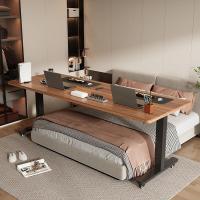 ราคา ♚-♚Electric lift extendable table legs cross-bed table frame movable (28073658604)