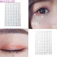 ราคา BACK2LIFE Face Rhinestone สติกเกอร์คริสตัล, เงา 3-12 มม.คิ้วอายแชโดว์สติกเกอร์, Body Art Jewels แฟชั่น Flatback ตกแต่งเล็บ 3D เพชรอัญมณี Decals ผมแต่งหน้า (54666169493)