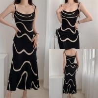ราคา Anneเดรสยาว สายเดี่ยว ผ้านิ่มยืดกำลังดี เข้ารูป เดรสไหมพรมสไตล์ลำลอง เกาหลี ทรงสวย แฟชั่น#28102 (29671622424)
