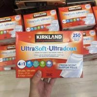 ราคา กระดาษเสื้อผ้ากลิ่น Kirkland Ultra Soft 250 แผ่น จากอเมริกา (46317074249)