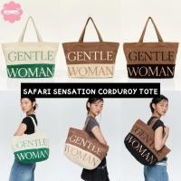 ราคา [พร้อมส่ง] กระเป๋าผ้า GENTLEWOMAN - SAFARI SENSATION CORDUROY TOTE มือ1 ของแท้100% (40965037906)