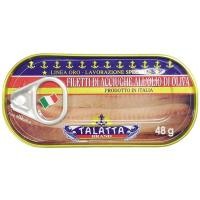 ราคา ตาแลตต้าแอนโชวี่ในน้ำมันมะกอก 48 กรัม Talatta Anchovy Fillets in Olives Oil 48g. (44233272455)