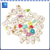 ราคา TechMura-th 54PCS Chenille จดหมายแพทช์เสื้อผ้าน่ารักแพทช์ปักสำหรับ DIY กางเกงยีนส์ Applique (48617743119)
