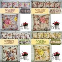ราคา SHABBY CHIC AMELLIA MOCCA GREEN SOFA CHAIR CUSHION COVER / SBK SET 40X40 FLOWER SOFA CUSHION (57866135066)