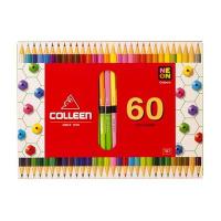 ราคา สีไม้ คอลลีน 60สี30แท่ง // สี Colleen 60สี 2หัว (25885224232)
