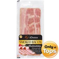 ราคา มายช้อยส์สโมคเบคอน 180กรัม My Choice Smoked Bacon 180g. (49016328162)