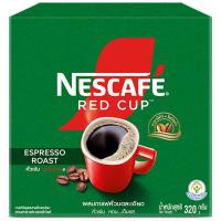 ราคา เนสกาแฟเรดคัพเอสเปรสโซโรสต์กาแฟสำเร็จรูปผสมกาแฟคั่วบดละเอียด 320กรัม Nescafe Red Cup Espresso 320g (50308008559)