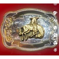 ราคา หัวเข็มขัดแบบมอนทาน่าสีเงินขอบทองเฉพาะหัวMONTANA BUCKLES (8200346813)