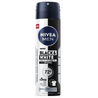 ราคา นีเวียเมนสเปรย์สูตรแบล็คแอนด์ไวท์ 150มล. Nivea for Men Deo Spray Black & White 150ml. (42631906382)