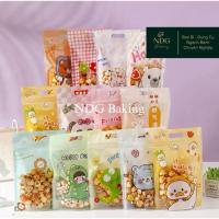 ราคา 50 ถุงซิปใส่คุกกี้ ลูกอม ลูกอมนูกัต คุกกี้มีลาย - ถุงซิปใส่ขนม ของขวัญสําหรับเด็ก (50911647733)