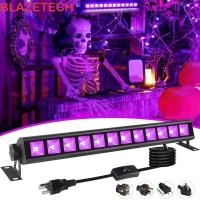 ราคา BLAZETECH UV Disco DJ Light, 40LED แถบ 395nm Blacklight LED UV Wall Washer Light,เรืองแสงโปสเตอร์คอนเสิร์ตปรับทนทาน LED Wall Washer Halloween Party (58067770564)