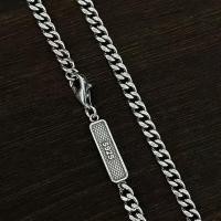 ราคา Free shipping Chrome Hearts 925 Sterling Silver Vintage Seiko Cuban Chain Necklace (50508568336)