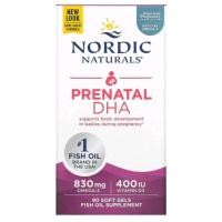 ราคา Nordic​ Naturals, Prenatal DHA, Unflavored Formula, 830 mg, 90 Soft Gels (9853161228)