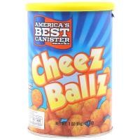ราคา อเมริกันเบสท์ขนมทอดกรอบชีสบอล 85กรัม America Best Cheese Balls Snacks 85g. (57415427469)