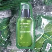 ราคา แพ็คเกจใหม่ ผลิตปี2019 ไม่จำกัดซอง พร้อมส่ง/แท้ Innisfree The Green Tea Seed Serum tester 1ml (8001841133)