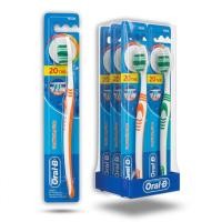 ราคา Oral-B ออรัลบี แปรงสีฟัน ขนแปรงนุ่ม ผสมสารสกัดจากชาดำ 3 ด้าม คละสี (49667258185)