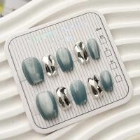 ราคา [คลังสินค้าพร้อม] ไอซ์แลนด์บลูไดมอนด์แฮนด์เมดสวมใส่เล็บสีฟ้าแมวตาคลาสซี่มูนสโตนน้ําแข็งโปร่งใสไล่โทนสีเล็บฤดูใบไม้ผลิ WJG (54163854159)