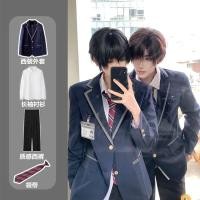 ราคา 2026ใหม่สไตล์กระโหลกสไตล์เด็กชุดสไตล์อังกฤษสูทผู้ชายอินเทรนด์แฟชั่นอินเทรนด์เครื่องแบบเสื้อสูทผู้ชาย (54363657535)