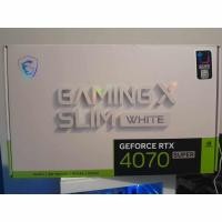 ราคา ((สินค้าพร้อมส่ง))การ์ดจอ(VGA) MSI GeForce RTX 4070 SUPER 12GB GAMING X SLIM WHITE มือสอง (26558316868)