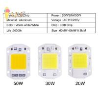 ราคา [QIMO] ชิป LED 20W 30W 50W AC 220V สมาร์ท COB โคมไฟลูกปัดหลอดไฟ LED ไม่มีไดร์เวอร์ DIY Lampada ชิปกลางแจ้งสปอตไลท์ฟลัดไลท์ (48917536281)
