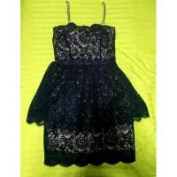 ราคา เดรสลูกไม้เกาะอก สีดำ Jaspal (2300013706)