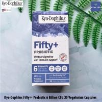 ราคา โปรไบโอติก Kyo-Dophilus Fifty+ Probiotic 6 Billion CFU 30 Vegetarian Capsules - Kyolic (10872653802)