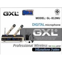 ราคา ไมโครโฟนไร้สายดิจิทัล GXL Professional Wireless Microphone System รุ่น GL-812MU ไร้สาย (51312595595)