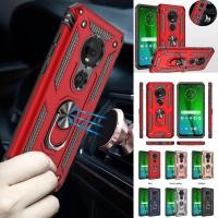 ราคา Motorola Moto G7 G7 Plus G6 G8 G8 Plus เคสเกราะทหารกันกระแทก 360° ที่วางแหวน ที่วางโทรศัพท์แบบขาตั้ง (51955836797)